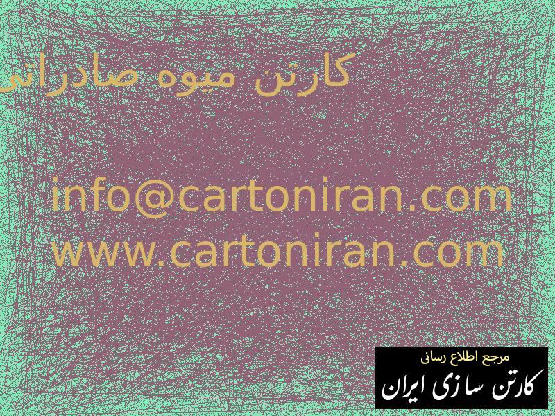 کارتن میوه صادراتی